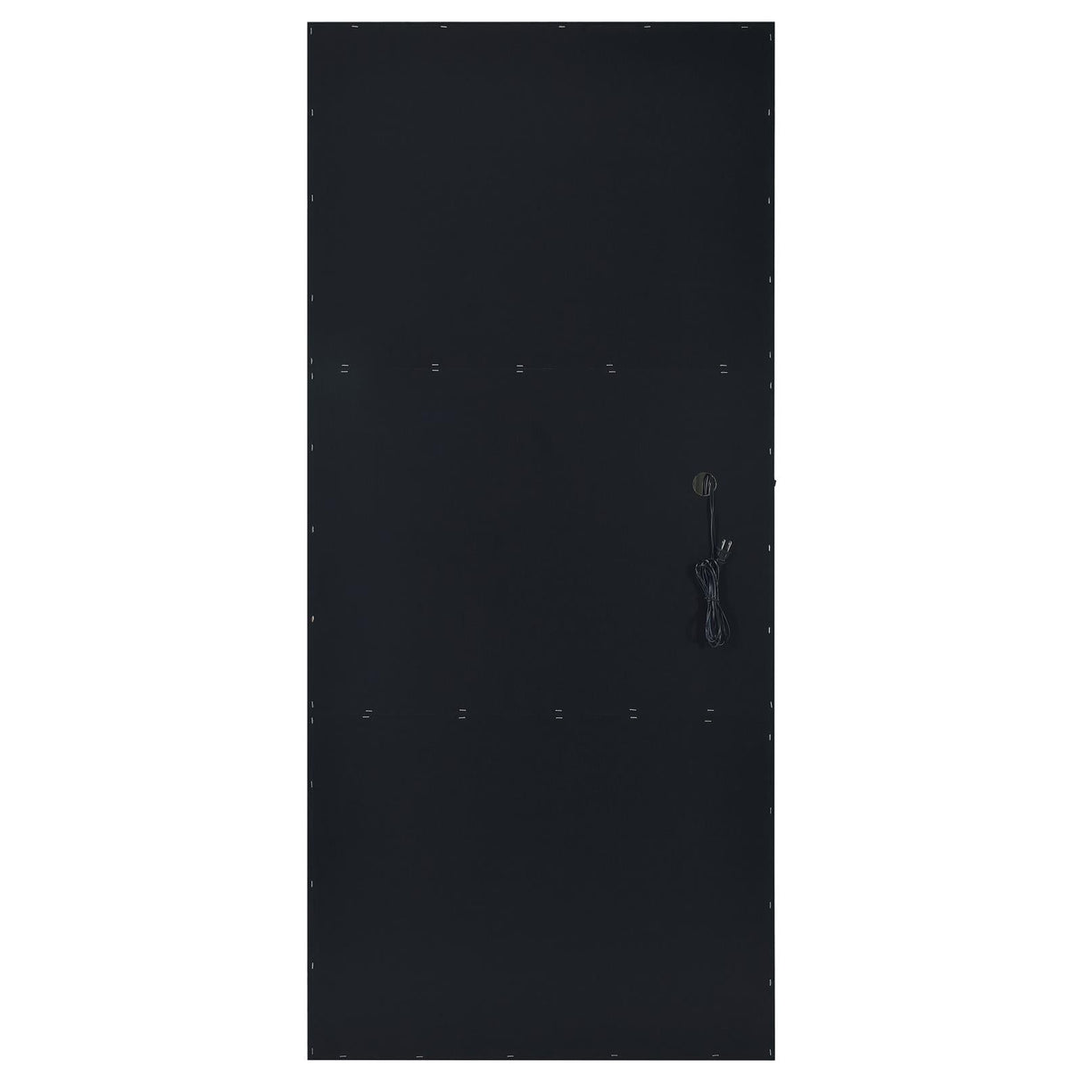 Zayan Black High Gloss Full Length Floor Mirror With Lighting