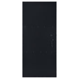 Zayan Black High Gloss Full Length Floor Mirror With Lighting