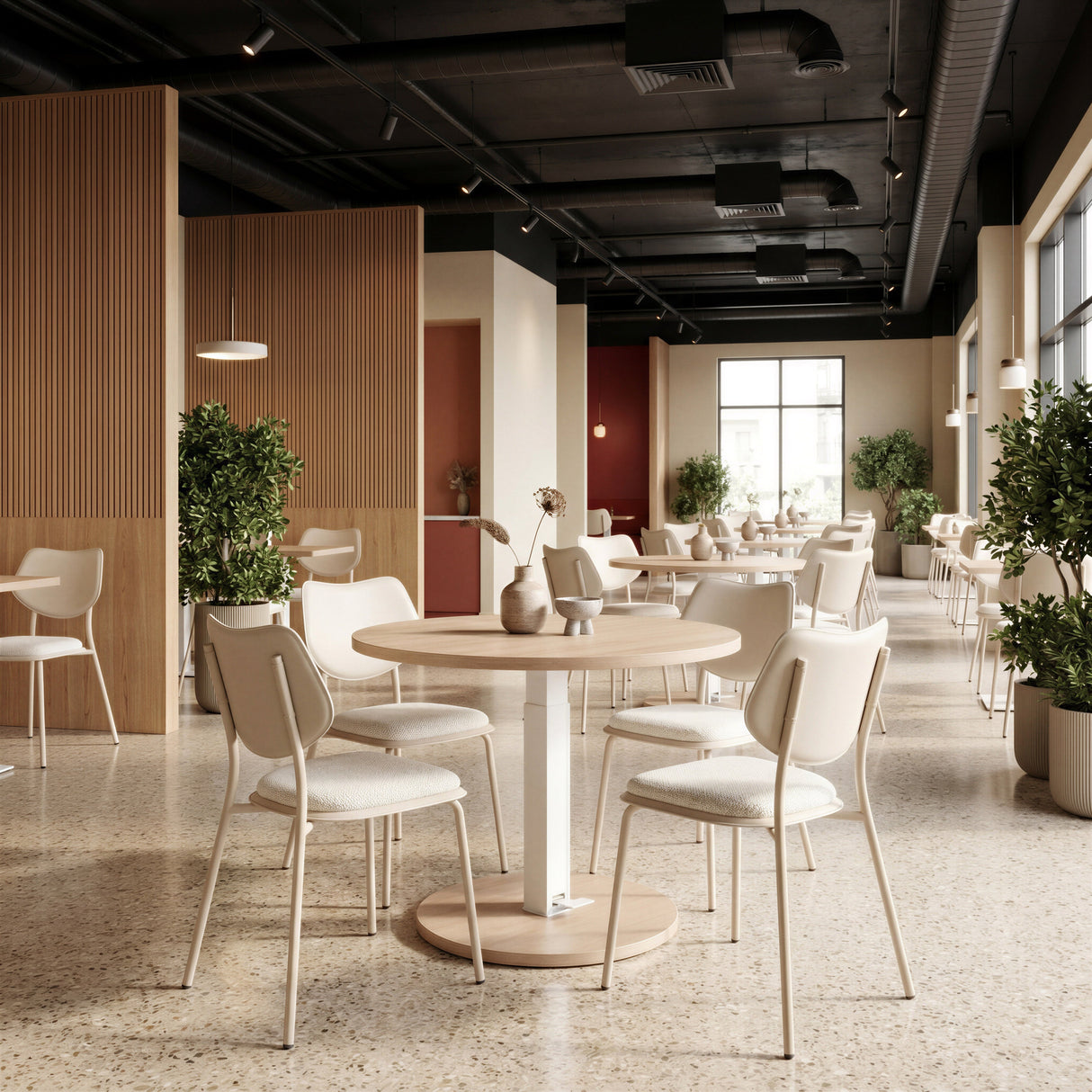 Zeal Light Gray & Beige Dining Chair (Set of 4) by Zuomod at Eve Furniture