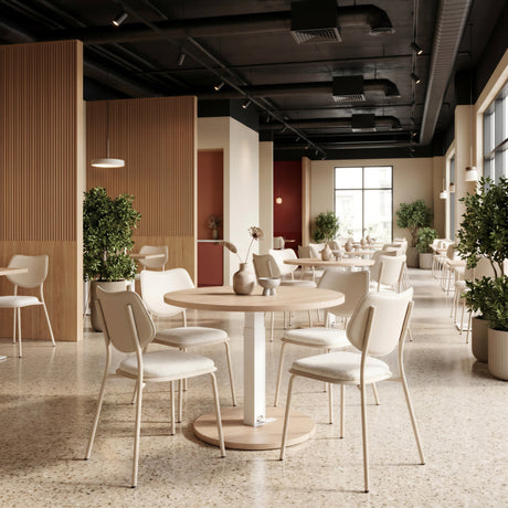 Zeal Light Gray & Beige Dining Chair (Set of 4) by Zuomod at Eve Furniture