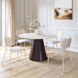 Zeal Light Gray & Beige Dining Chair (Set of 4) by Zuomod at Eve Furniture