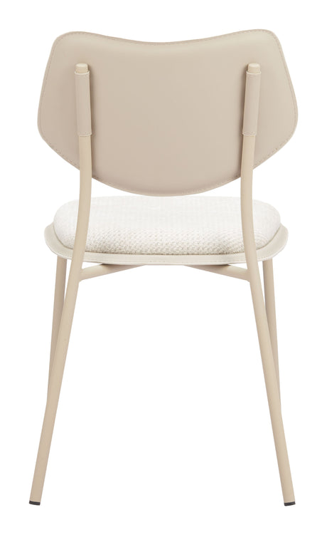 Zeal Light Gray & Beige Dining Chair (Set of 4) by Zuomod at Eve Furniture