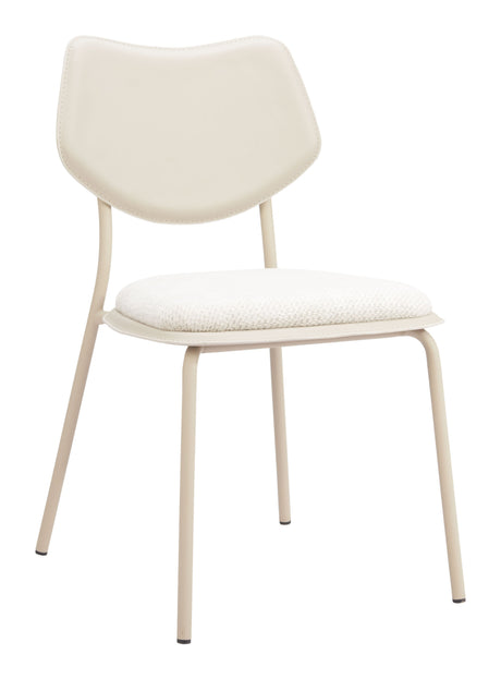 Zeal Light Gray & Beige Dining Chair (Set of 4) by Zuomod at Eve Furniture