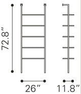 Zebra Multicolor Shelf by Zuomod at Eve Furniture