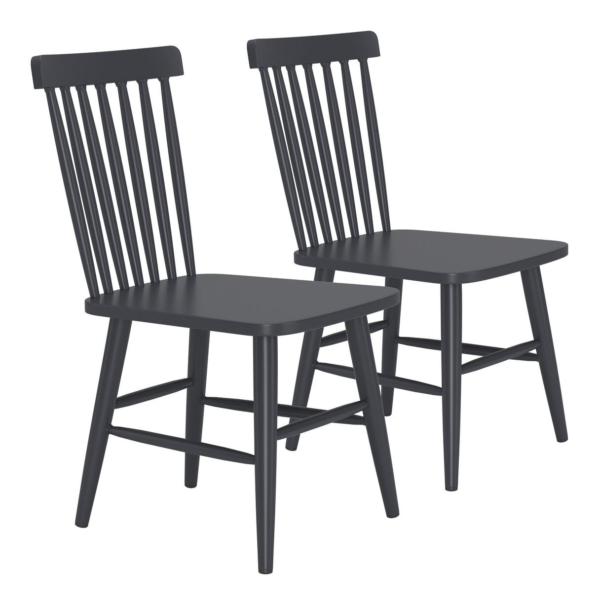 Zeilen Black Outdoor Dining Chair (Set of 2) by Zuomod at Eve Furniture
