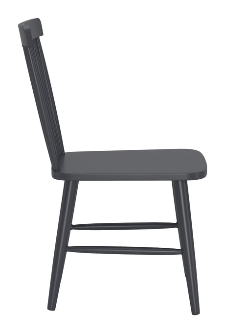 Zeilen Black Outdoor Dining Chair (Set of 2) by Zuomod at Eve Furniture