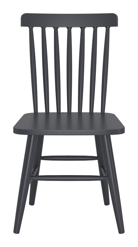Zeilen Black Outdoor Dining Chair (Set of 2) by Zuomod at Eve Furniture
