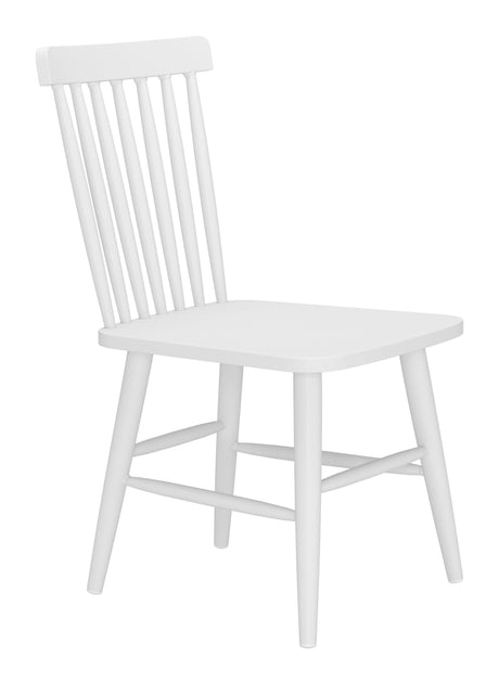 Zeilen White Outdoor Dining Chair (Set of 2) by Zuomod at Eve Furniture