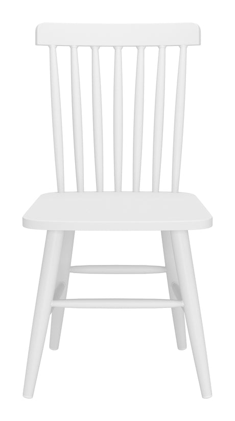 Zeilen White Outdoor Dining Chair (Set of 2) by Zuomod at Eve Furniture