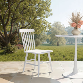 Zeilen White Outdoor Dining Chair (Set of 2) by Zuomod at Eve Furniture