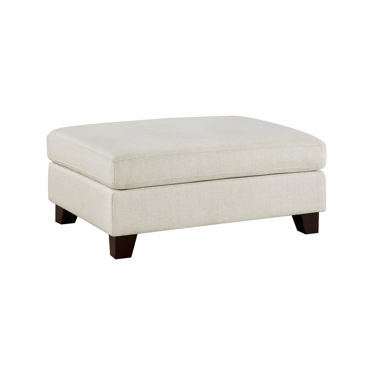 Zeke Ivory Ottoman by Homelegance at Eve Furniture