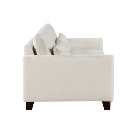 Zeke Ivory Sofa by Homelegance at Eve Furniture