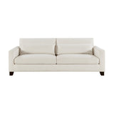 Zeke Ivory Sofa by Homelegance at Eve Furniture