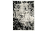 Zekeman Black/Cream/Gray Medium Rug by Ashley at Eve Furniture