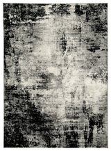 Zekeman Black/Cream/Gray Medium Rug by Ashley at Eve Furniture