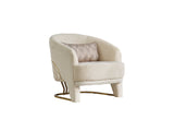 Zen 3-pieces (Sofa & Loveseat & Chair) Livingroom Set Cream by Furnia at Eve Furniture