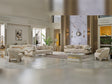 Zen 3-pieces (Sofa & Loveseat & Chair) Livingroom Set Cream by Furnia at Eve Furniture