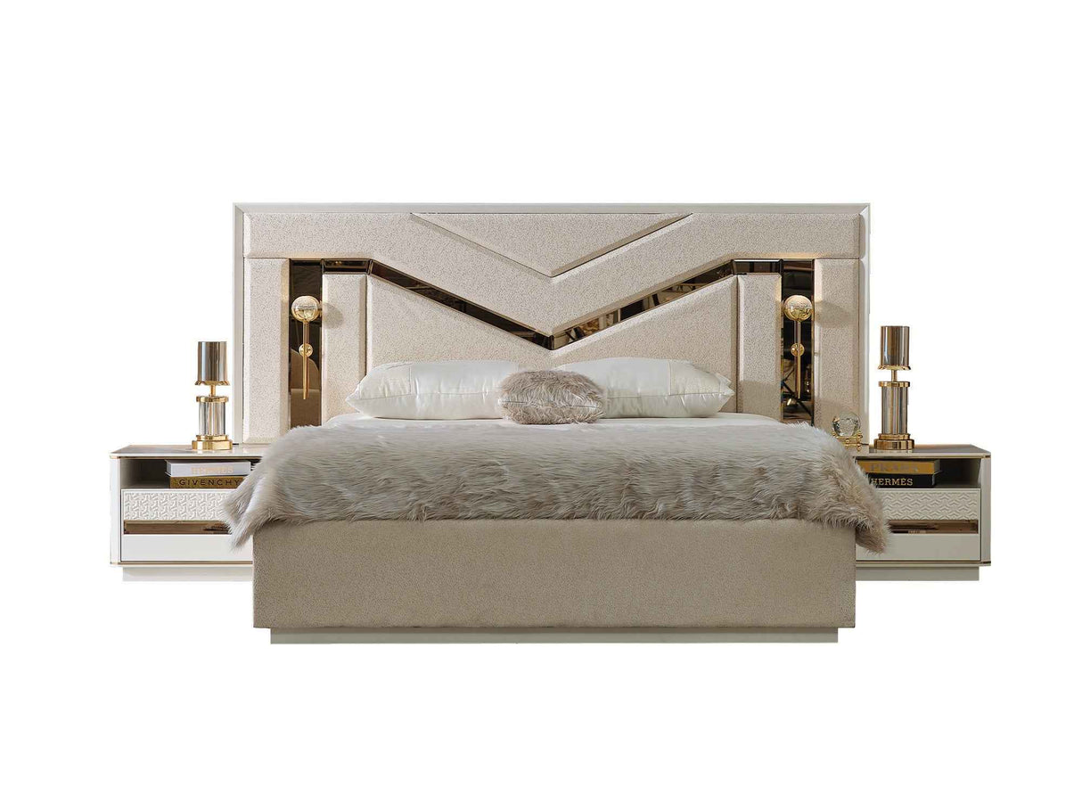 Zen Bed Frame With Headboard by Furnia at Eve Furniture