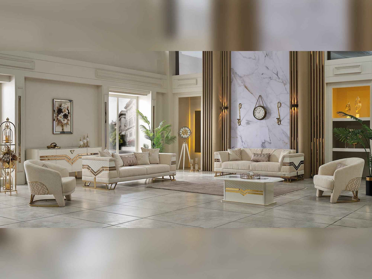 Zen Cream Chair by Furnia at Eve Furniture
