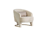 Zen Cream Chair by Furnia at Eve Furniture