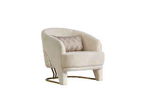 Zen Cream Chair by Furnia at Eve Furniture