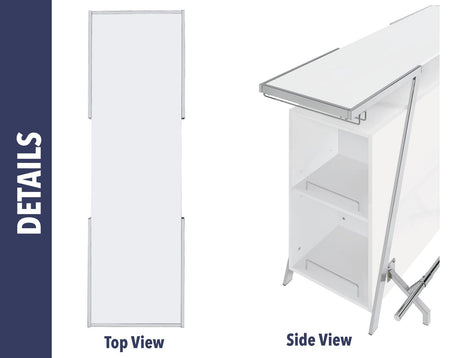 Zena 3-Piece Bar Set with LED lighting by Steve Silver at Eve Furniture