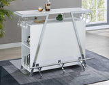 Zena Bar w/LED Lights by Steve Silver at Eve Furniture