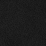 Zena Black Faux Sheepskin Upholstered Round Ottoman by Coaster at Eve Furniture