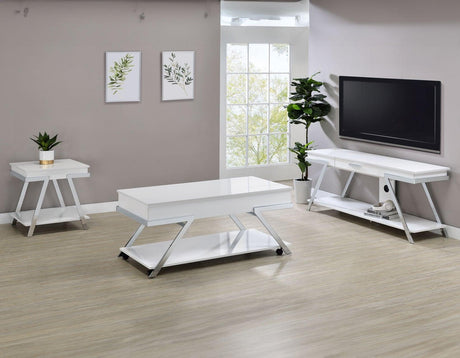 Zena End Table by Steve Silver at Eve Furniture