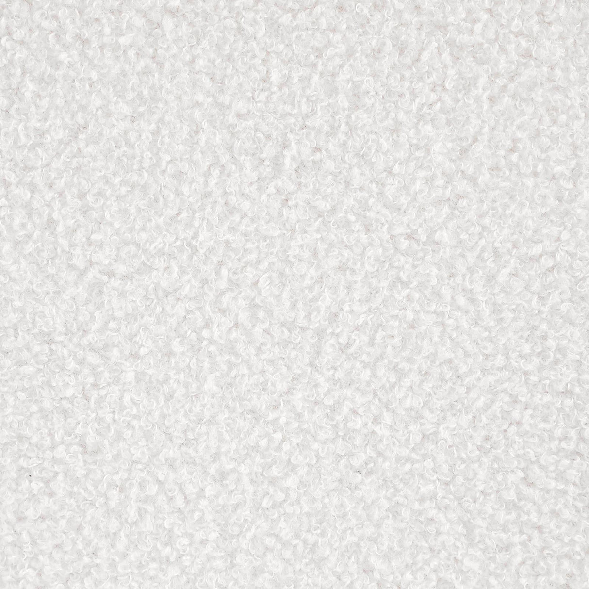 Zena Ivory Faux Sheepskin Upholstered Round Ottoman by Coaster at Eve Furniture