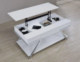 Zena Lift-Top Cocktail Table with Casters by Steve Silver at Eve Furniture