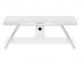 Zena White TV Stand with Drawer by Steve Silver at Eve Furniture