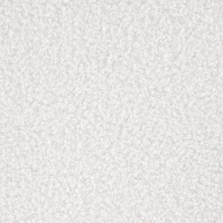 Zena Ivory Faux Sheepskin Upholstered Round Ottoman by Coaster at Eve Furniture