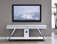 Zena White TV Stand with Drawer by Steve Silver at Eve Furniture