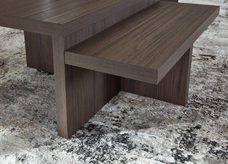 Zendex Brown Table by Ashley at Eve Furniture