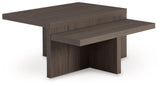 Zendex Brown Table by Ashley at Eve Furniture