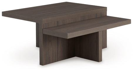 Zendex Brown Table by Ashley at Eve Furniture