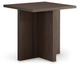 Zendex Brown Table by Ashley at Eve Furniture