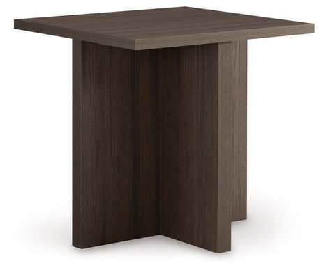 Zendex Brown Table by Ashley at Eve Furniture