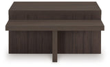 Zendex Brown Table by Ashley at Eve Furniture