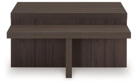Zendex Brown Table by Ashley at Eve Furniture