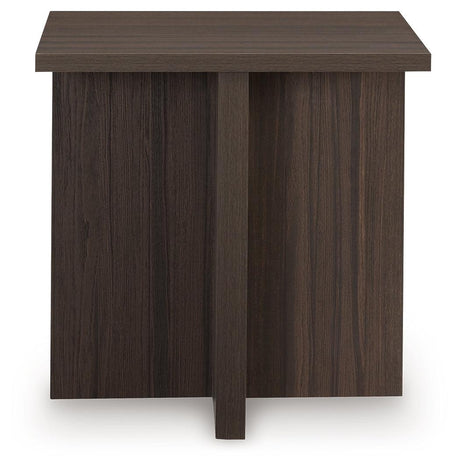 Zendex Brown Table by Ashley at Eve Furniture