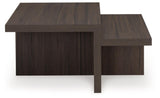 Zendex Brown Table by Ashley at Eve Furniture