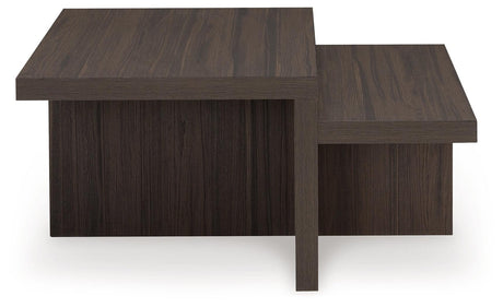 Zendex Brown Table by Ashley at Eve Furniture