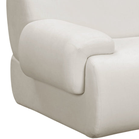 Zenith 116.5" Contract-Grade Upcycled Fabric Modular Sofa by TOV Furniture at Eve Furniture