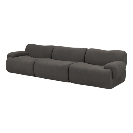 Zenith 116.5" Contract-Grade Upcycled Fabric Modular Sofa by TOV Furniture at Eve Furniture