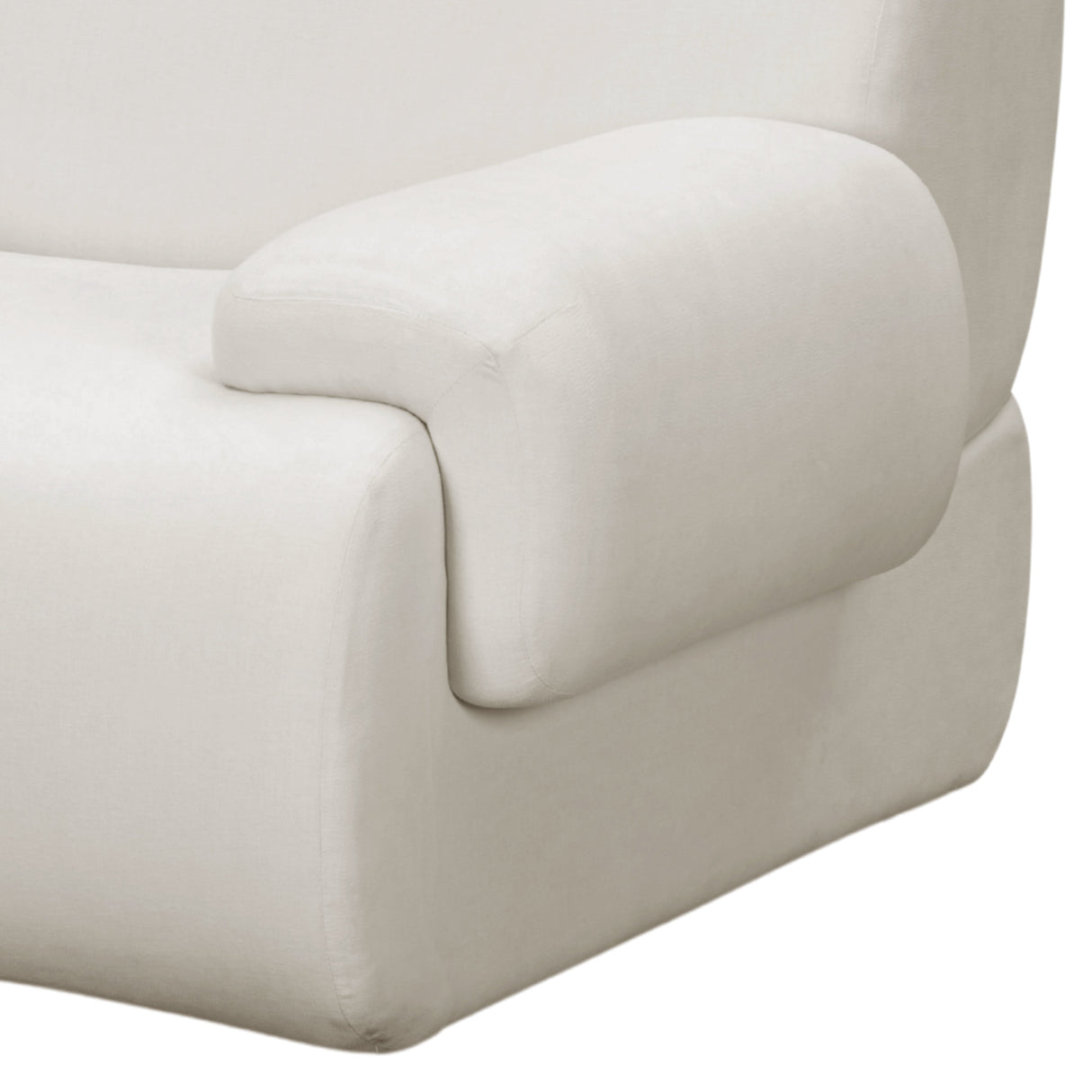 Zenith 5-Piece Contract-Grade Upcycled Fabric Modular Sectional by TOV Furniture at Eve Furniture