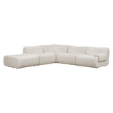 Zenith 5-Piece Contract-Grade Upcycled Fabric Modular Sectional by TOV Furniture at Eve Furniture