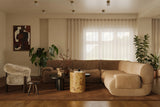 Zenith 5-Piece Latte Brown Performance Velvet Modular L-Sectional by TOV Furniture at Eve Furniture