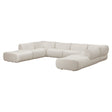 Zenith 8-Piece Contract-Grade Upcycled Fabric Modular U-Sectional by TOV Furniture at Eve Furniture